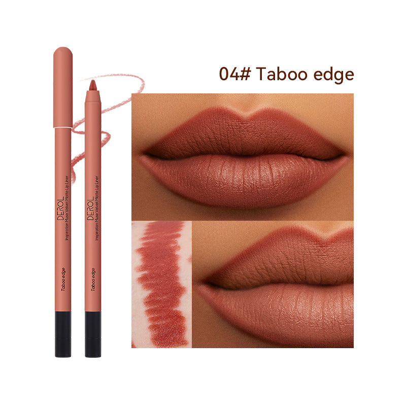 Korean Matte Lip Liner High Shade Velvet Mist Lipstick