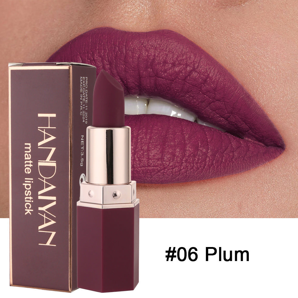 Han Daiyan 6-color Matte Nourishing Lipstick