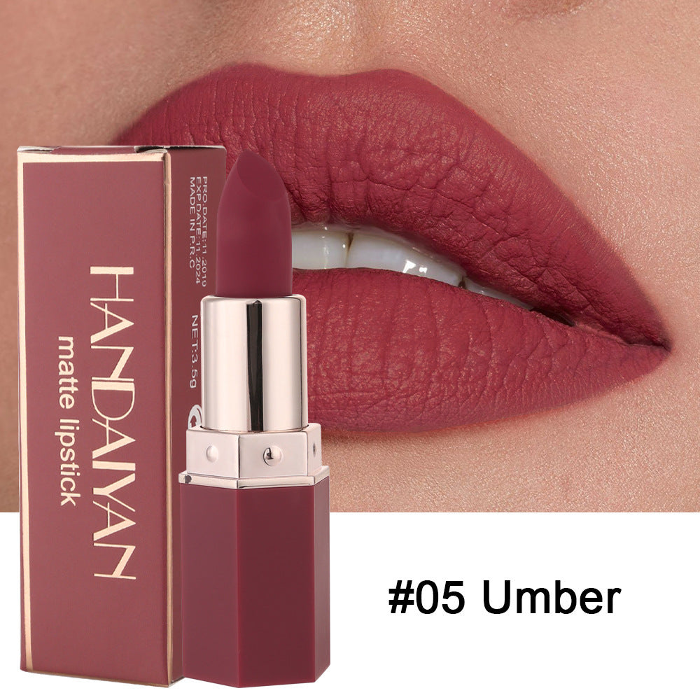Han Daiyan 6-color Matte Nourishing Lipstick